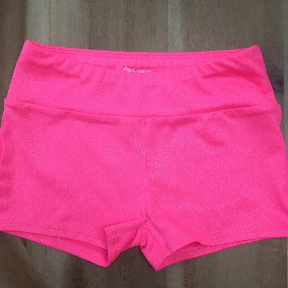Circo Brand pink gymnastics shorts size 6